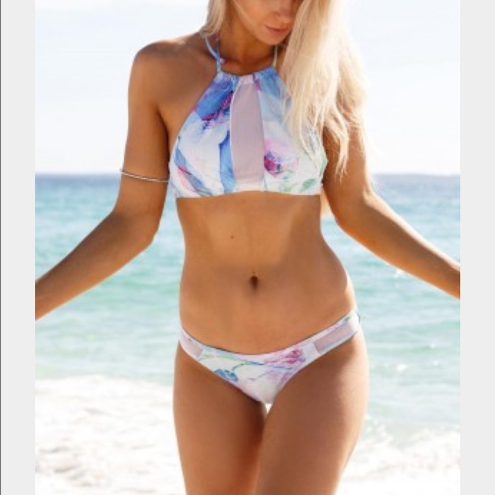Sheridyn swim ocean drive pastel tie dye bikini